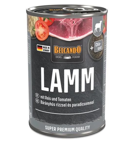 BELCANDO SUPER PREMIUM konserv koerale lambalihaga, monovalguline