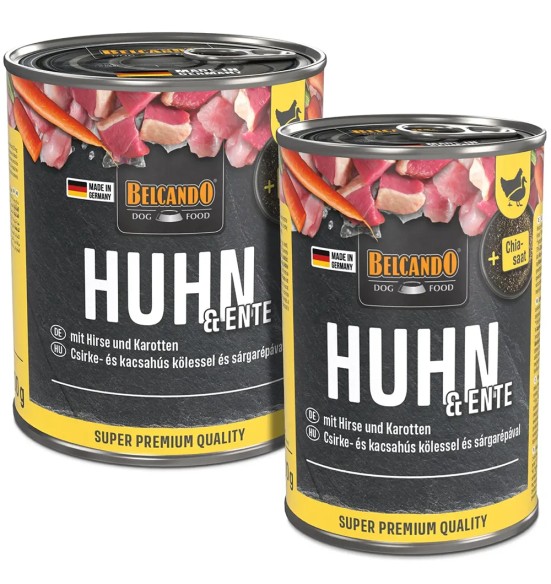 BELCANDO SUPER PREMIUM konserv koerale kana- ja pardilihaga