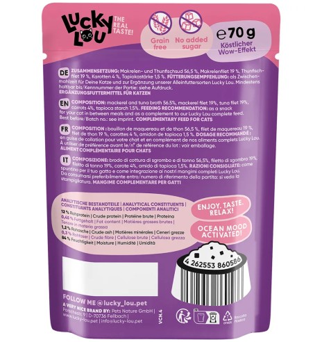 Lucky Lou Extra Food makrellifilee tuunifilee...