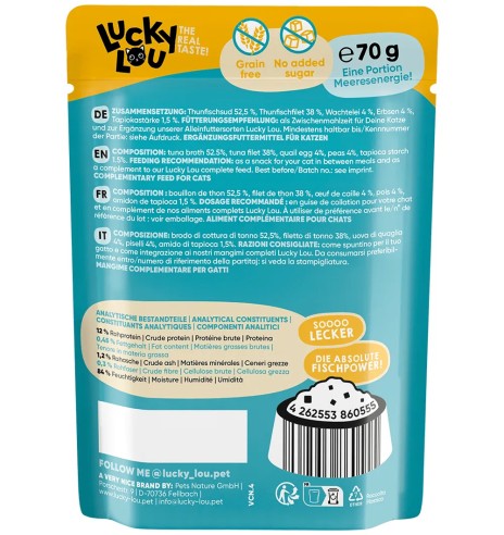 Lucky Lou Extra Food tuunifilee vutimunade ja...