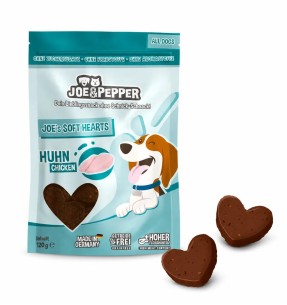 Joe & Pepper Soft Hearts лакомство для собак с курицей в... 2