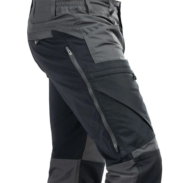 Püksid meestele, stretšpaneelidega ja vetthülgavad, hall, Active Stretch (Arrak Outdoor)