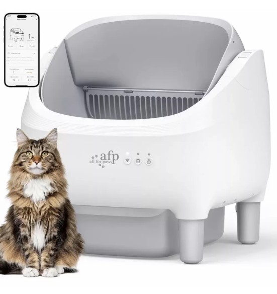 Умный лоток для кошек Meow IQ с автоматической очисткой (AFP – Go Fresh)