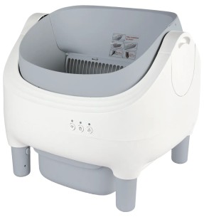 Automaatse puhastusega kassi liivakast Meow IQ (AFP – Go...