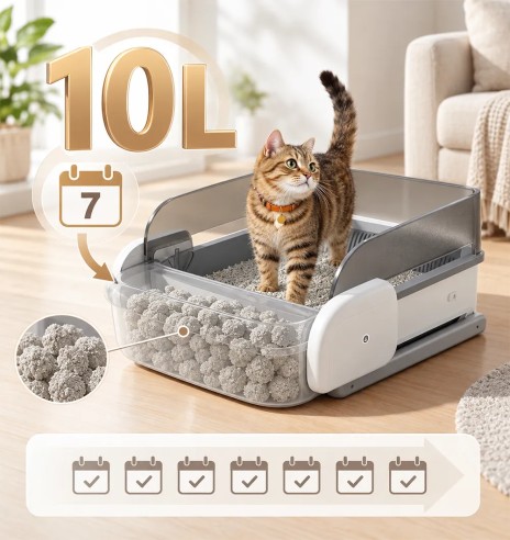 Умный лоток для кошек Smart Purr с...