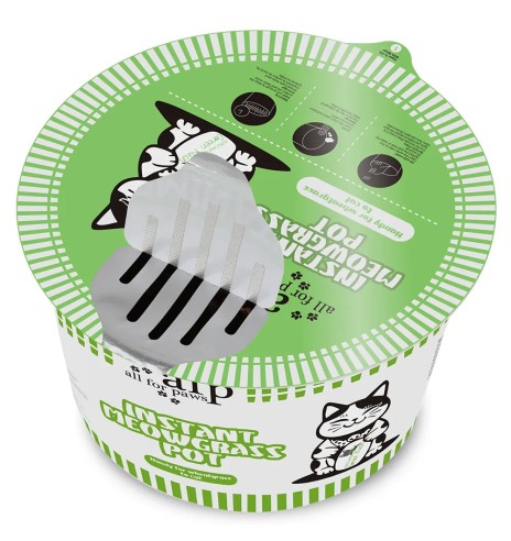 Kassimuru potis Instant MeowGrass Pot (AFP –...