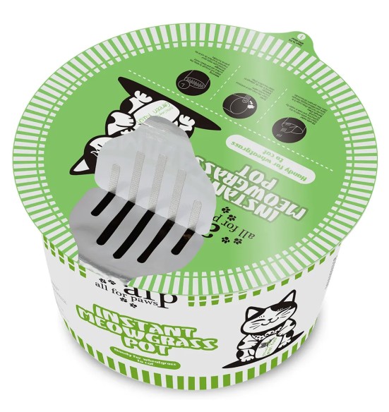 Kassimuru potis Instant MeowGrass Pot (AFP – Green Rush)