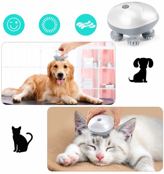 Akutoitega masseerija koertele ja kassidele Pet Massager (AFP - Pet Salon)
