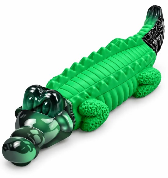 Närimismänguasi koerale Play-N-Chew Crocodile (Pawise)