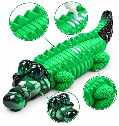 Närimismänguasi koerale Play-N-Chew Crocodile...