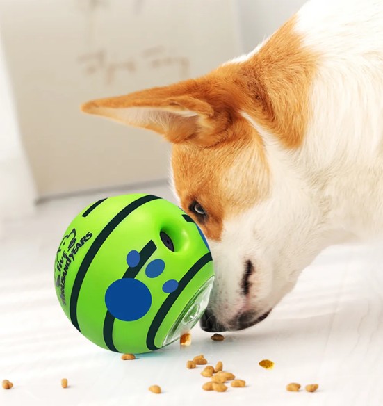 Maiusepall koerale Squeaky Treat Dispenser Ball (Pawise)