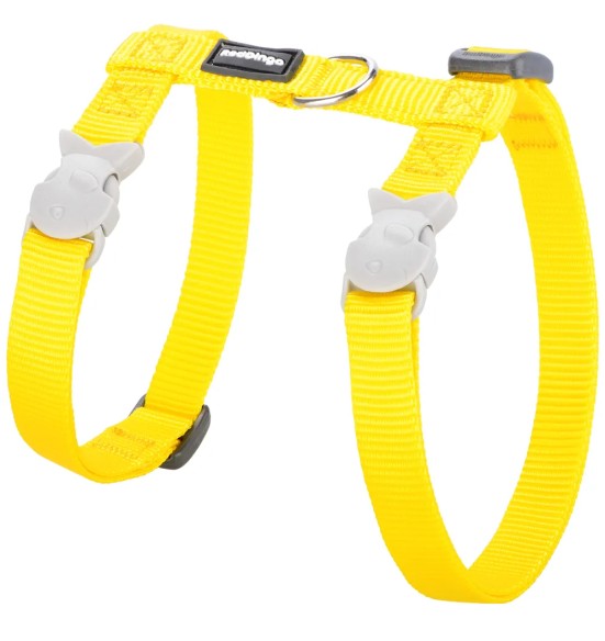 Шлейка и поводок для кошек, жёлтые, Classic Yellow (Red Dingo)