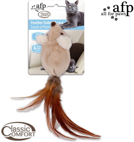 Игрушка для кошки Feather Tailed Mouse (AFP) Игрушка для кошки Feather Tailed Mouse (AFP)
