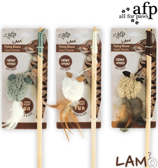 Мягкая игрушка для кошек Flying Mouse (AFP - Lamb Cat)