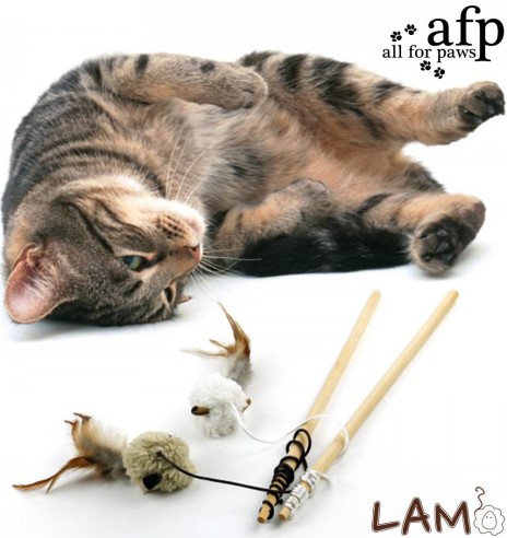Мягкая игрушка для кошек Flying Mouse (AFP - Lamb Cat)