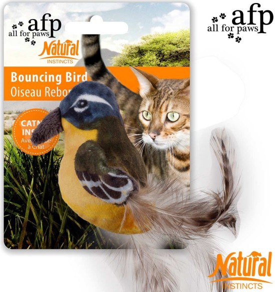 Mänguasi kassile Bouncing Bird (AFP - Natural Instincts)