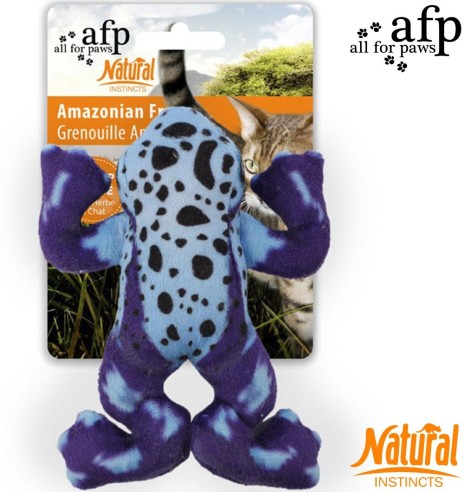 Игрушка для кошек Амазонская лягушка - Amazonian Frog (AFP - Natural Instincts)