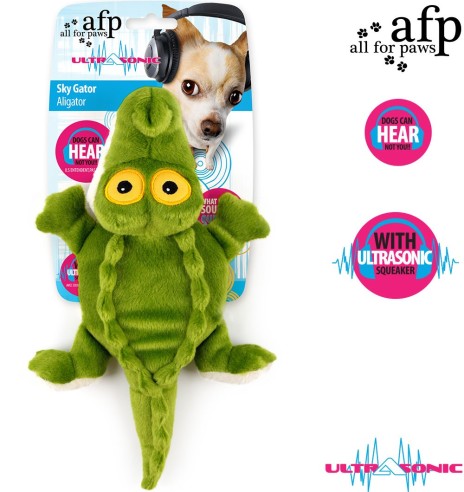 Ультразвуковая мягкая игрушка для собак Sky Gator (AFP - Ultrasonic)