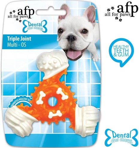 Игрушка для ухода за зубами и деснами для собак Dental Triple Joint (AFP - Dental Dog Chews)