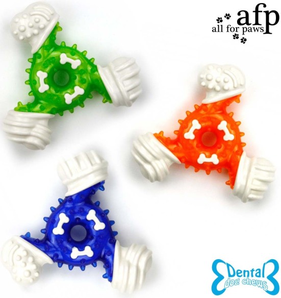 Игрушка для ухода за зубами и деснами для собак Dental Triple Joint (AFP - Dental Dog Chews)