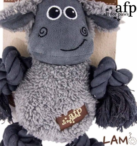 Mänguasi koerale Cuddle Body Rope - koer/lammas/hobune (AFP - Lamb)
