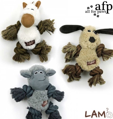 Игрушки для собак Cuddle Body Rope - собака/овца/лошадь (AFP - Lamb)