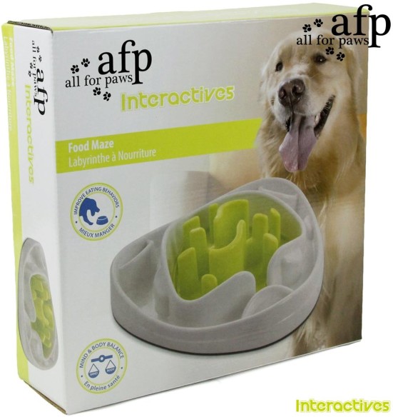 afp interactive food maze dog toy