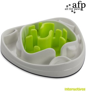 Kauss toitu ahmivatele koertele ja kassidele, libisemiskindel Slow Feeding Bowl (Pawise)–Kausid aeglaseks söömiseks–Pawise–Valgekihv 2