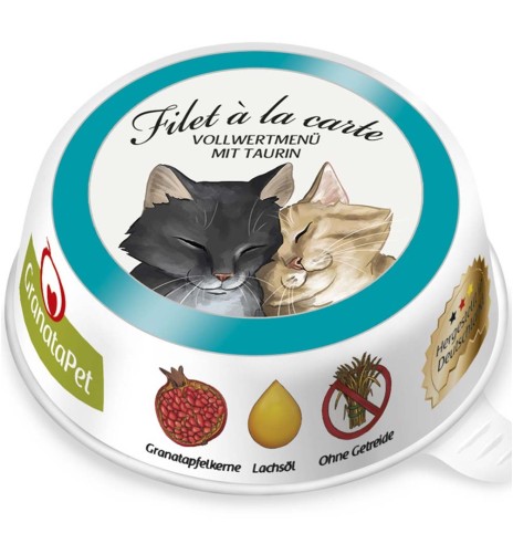 Filet à la carte kassieine kausike TUUNIKALA ja KALKUNILIHAGA, teraviljavaba (Granata Pet) kassikonserv