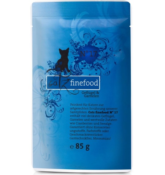 Classic N°17 KODULINNULIHA ja TIIGERKREVETTIDEGA (70%), teraviljavaba kassieine kotike (Catz Finefood)