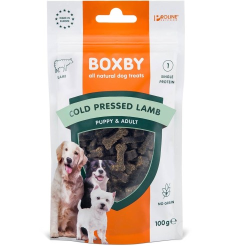 Boxby teraviljavaba naturaalne maius koerale, lambalihaga