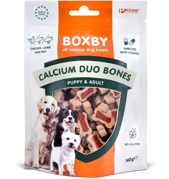 Naturaalne koeramaius Boxby Calcium Duo Bones