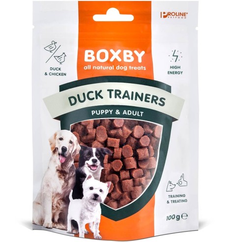 Naturaalne maius koerale Boxby Duck Trainers, pardilihaga