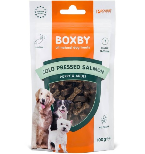 Boxby Cold Pressed teraviljavaba naturaalne maius koerale, lõhega