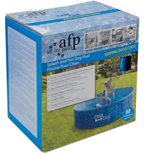 Chill Out Splash & Fun бассейн уличный для собак, разных размеров (AFP)