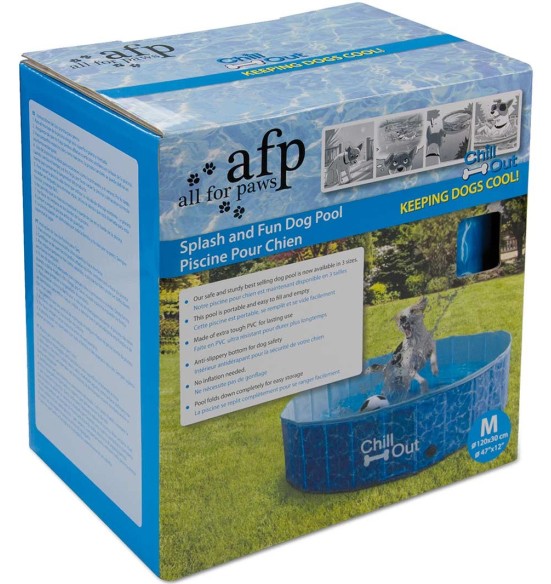 Chill Out Splash & Fun бассейн уличный для собак, разных размеров (AFP)