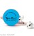 Top-Matic FUN-Ball Soft, magnetpall koera treenimiseks, sinine nööriga