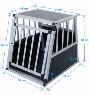 Автомобильная алюминиевая клетка для собак, размер L – Metallpuurid – – Valgekihv 2