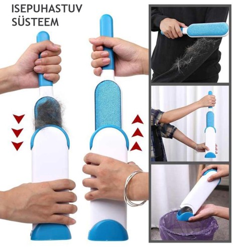 Magic Brush hari lahtiste lemmiklooma karvade puhastamiseks rõivastelt (Ideal Dog)