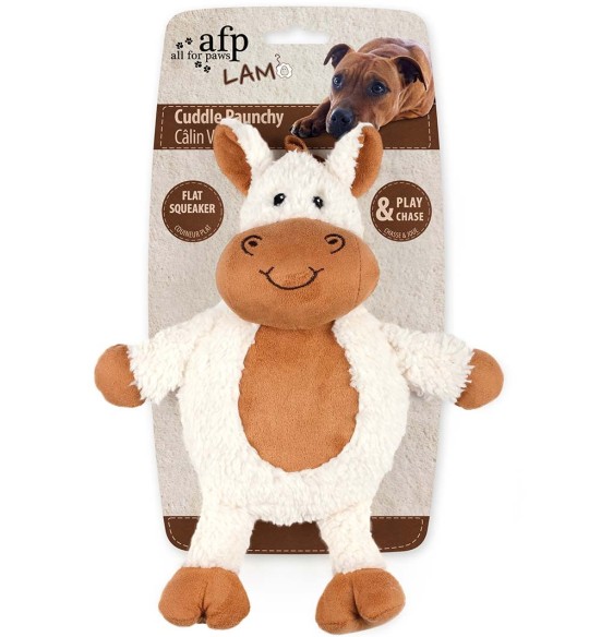 Игрушка для собак Cuddle Paunchy - обезьяна/овца/лошадь (AFP - Lamb)