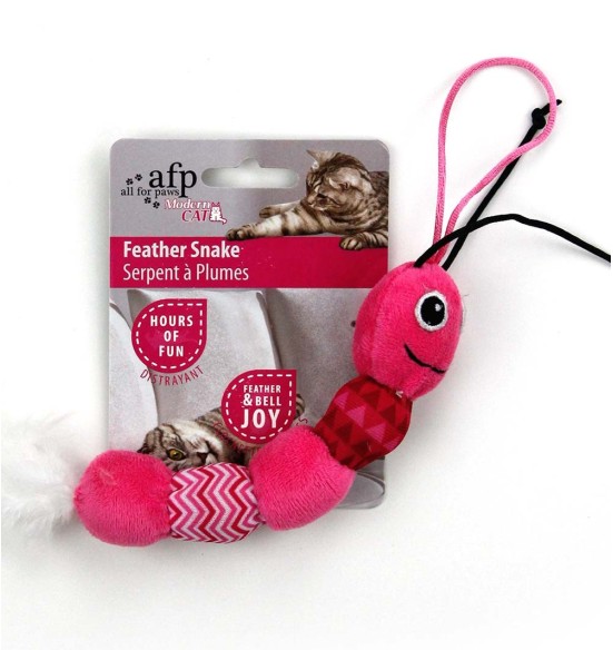 Игрушка для кошек Feather Snake (AFP - Modern Cat)