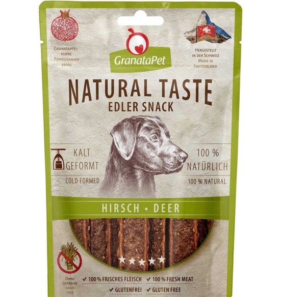 GranataPet Natural Taste Edler Snack maius koertele, hirvelihaga