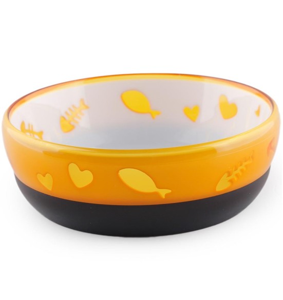 Миска для кошек Cat Love оранжевая 190 ml (AFP)