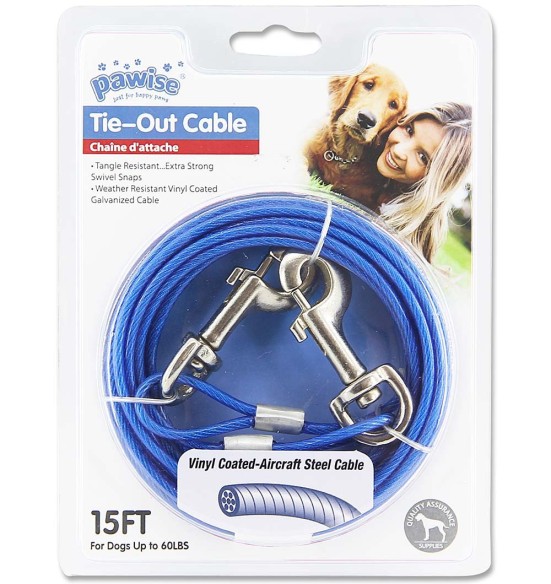 Трос стальной Tie-Out Cable (Pawise)
