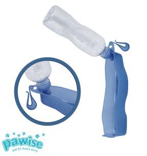 Koera joogipudel, 400 ml kaasaskantav pudel koerale värske vee pakkumiseks Dog Capsule Bottle (Dogness)–Joogipudelid–Dogness–Valgekihv 2