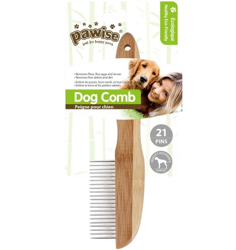 Kamm puidust käepidemega (Ideal Dog)