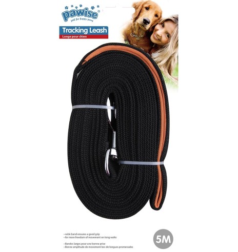 Поводок для собак, с петлей для руки, разной длины, Tracking Leash (Pawise)