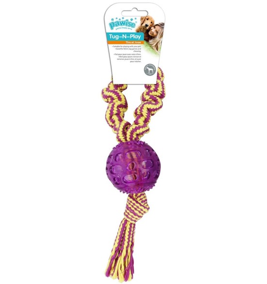 Игрушки для собаки Tug-N-Play Ball (Pawise)