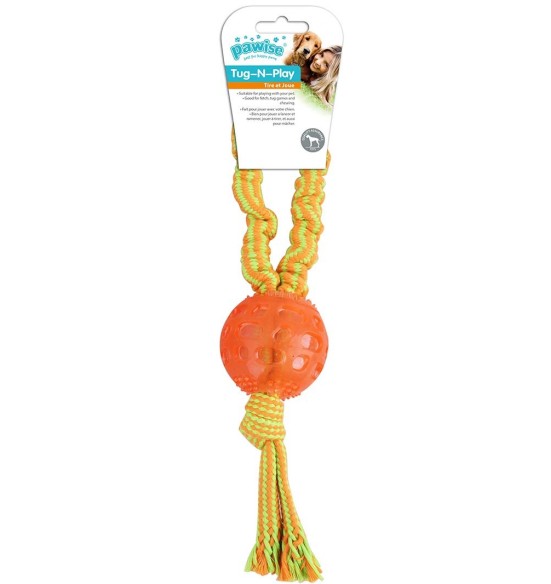 Игрушки для собаки Tug-N-Play Ball (Pawise)
