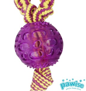 Mänguasi koerale, ogadega pall vinüülist, Ø 15 cm Vinyl Spiny Ball (Pawise)–Kummist pallid–Pawise–Valgekihv 2